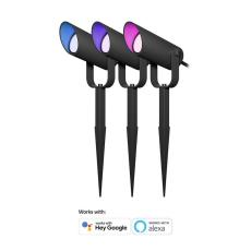 HOMBLI - HOMBLI Smart Utomhus Spotlight 3-pack RGB CCT Svart