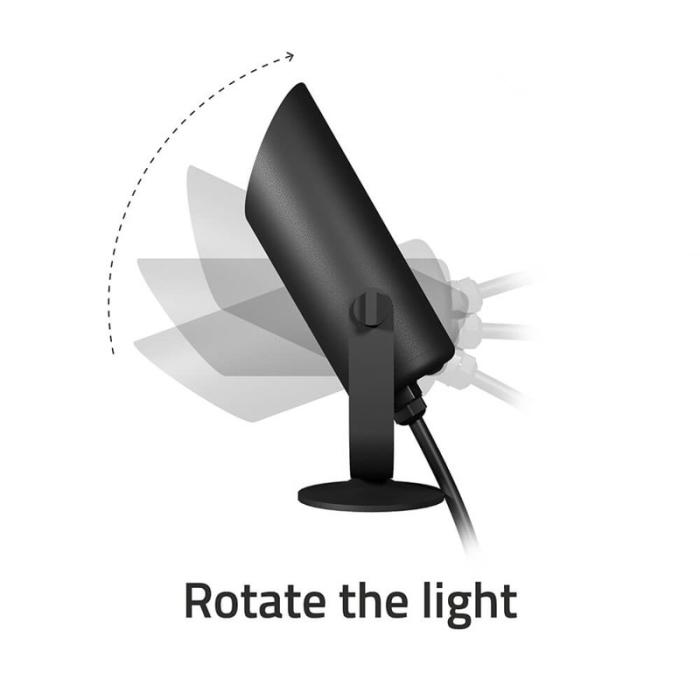 HOMBLI - HOMBLI Smart Utomhus Spotlight 3-pack RGB CCT Svart