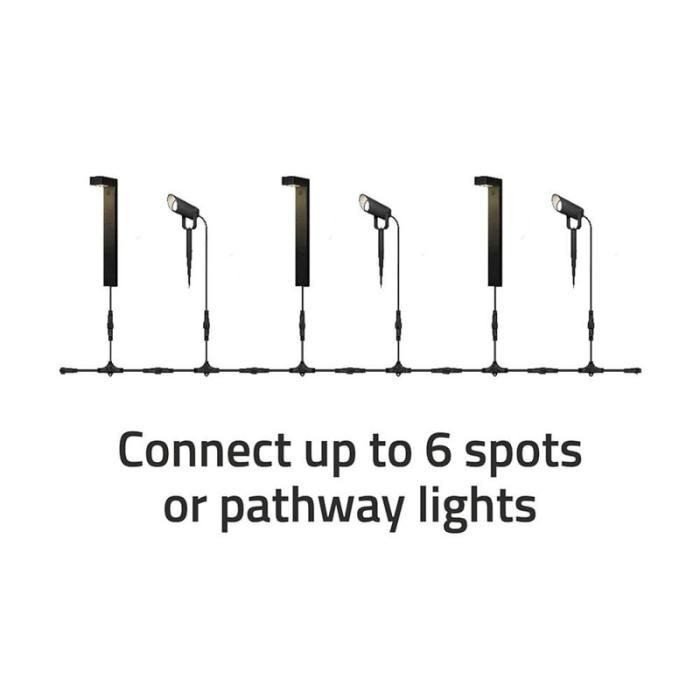 HOMBLI - HOMBLI Smart Utomhus Spotlight 3-pack RGB CCT Svart