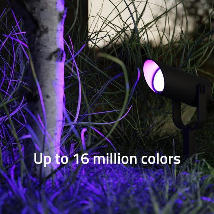 HOMBLI - HOMBLI Smart Utomhus Spotlight 3-pack RGB CCT Svart