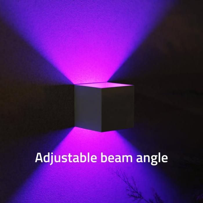 HOMBLI - HOMBLI Smart Vägglampa Inomhus och Utomhus RGB CCT Grå