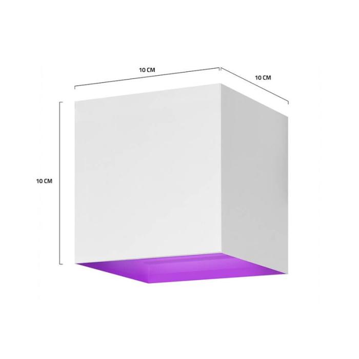 HOMBLI - HOMBLI Smart Vägglampa Inomhus och Utomhus RGB CCT Vit