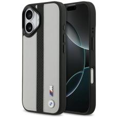 BMW - BMW iPhone 17 Mobilskal MagSafe M Perforated Stripe Logo - Grå