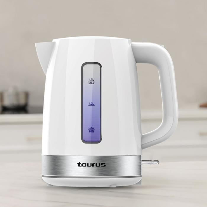 Taurus - TAURUS Vattenkokare Aroa Vit