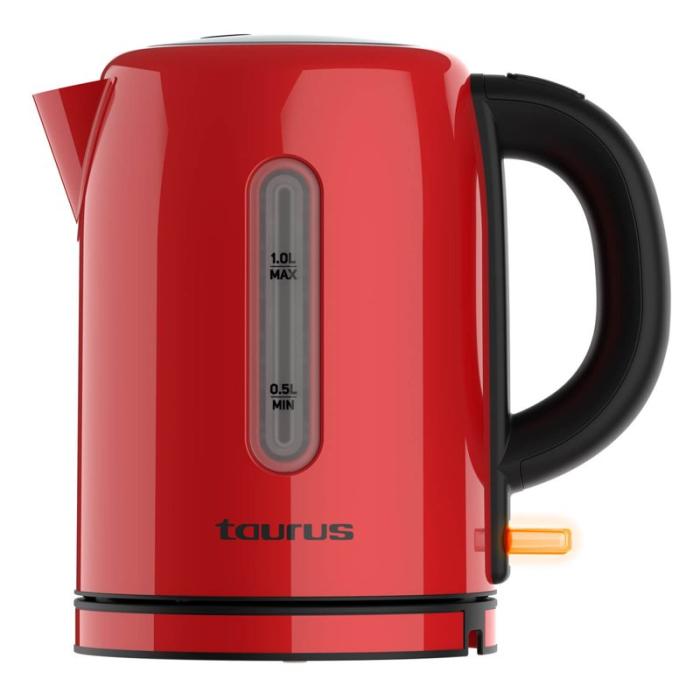 Taurus - TAURUS Vattenkokare Kettle 2200W Vintage Röd 1L
