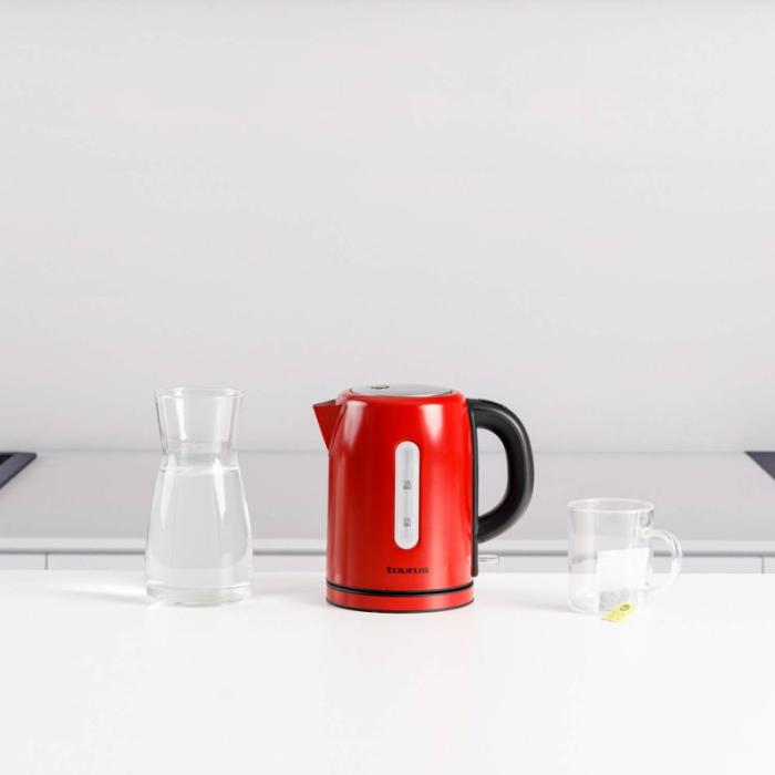 Taurus - TAURUS Vattenkokare Kettle 2200W Vintage Röd 1L