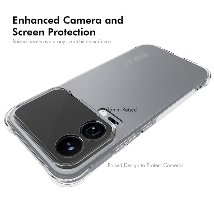 ENKAY - ENKAY Xiaomi 17 Pro Mobilskal Shockproof Anti-slip TPU - Clear