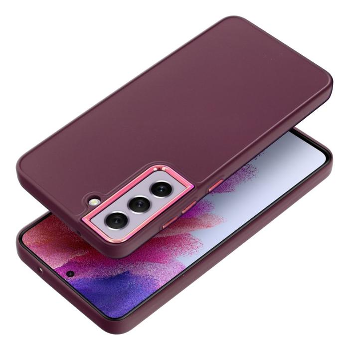 OEM - FRAME Skal för Samsung S21 FE lila