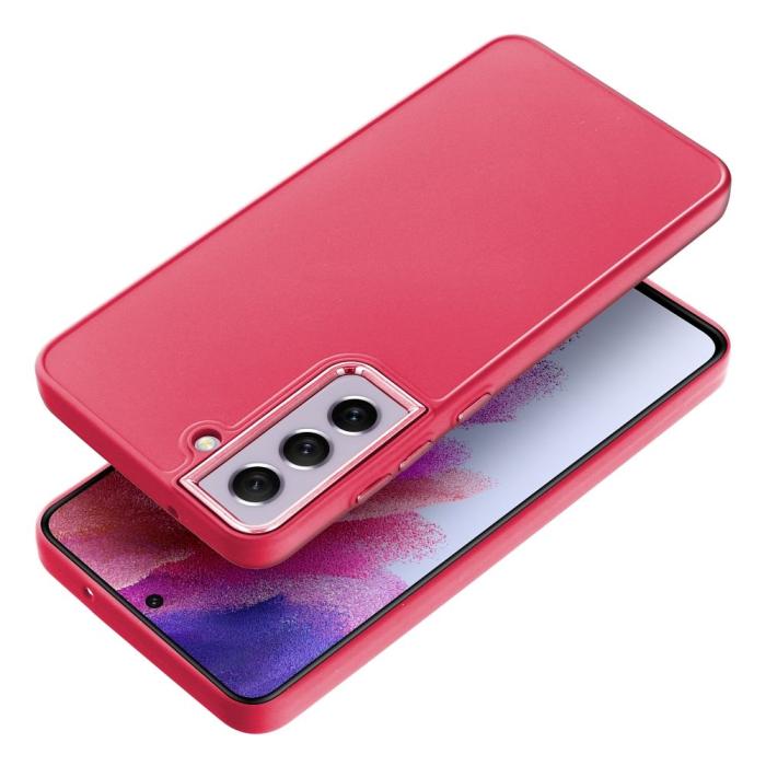 OEM - FRAME Skal för Samsung S21 FE magenta