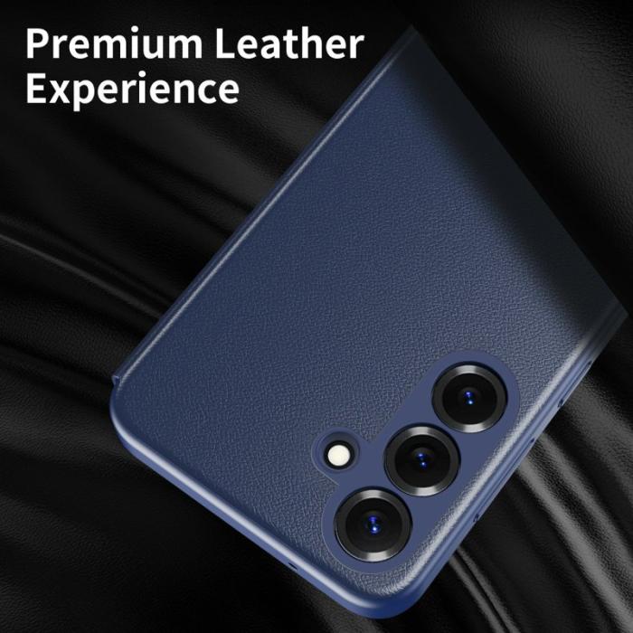 OEM - Mobilfodral för Samsung Galaxy S26 Plus Smart View Konstläder - Safir