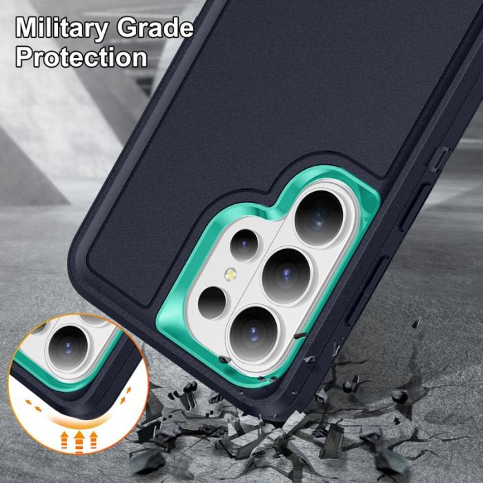 OEM - Mobilskal för Samsung Galaxy S26 Ultra PC + Silikon Anti-Drop Kickstand - Svart