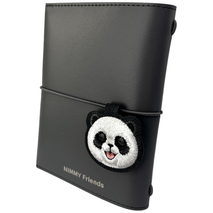 NIMMY - Nimmy 2in1-Set Notebook och Penna New Big-Eye Cute Pets 2.0 Panda - Svart