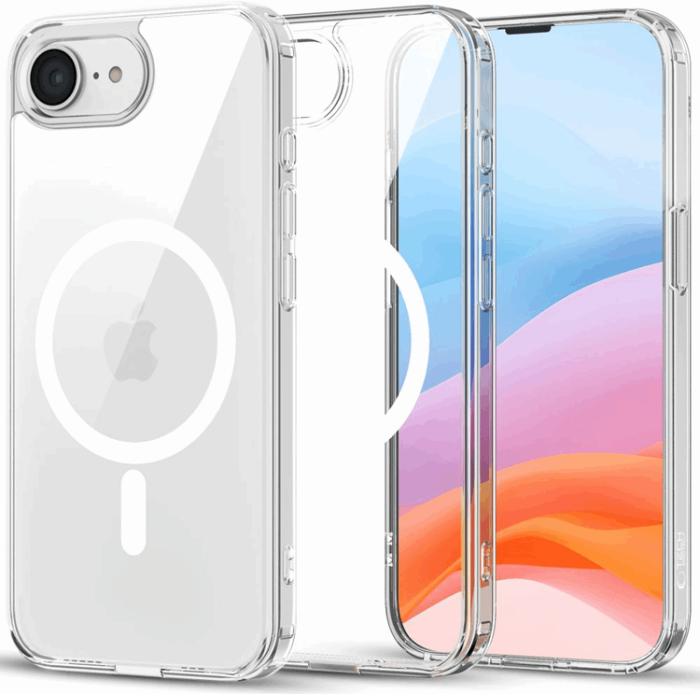 Tech-Protect - Tech-Protect iPhone 16e Mobilskal Magsafe Flexair Hybrid - Clear