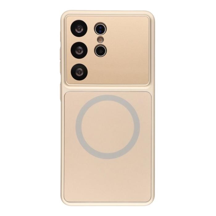 OEM - Mobilskal för Samsung Galaxy S26 Ultra Magnetiskt PC - Titan Guld