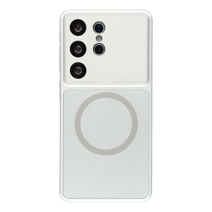 OEM - Mobilskal för Samsung Galaxy S26 Ultra Magnetiskt PC - Titan Silver