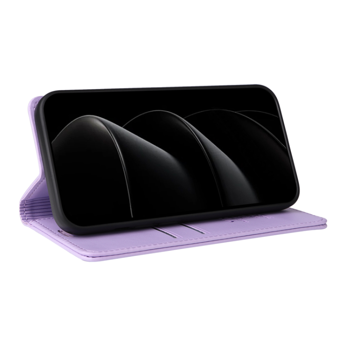 YIKATU - Yikatu iPhone 17 Pro Max Plånboksfodral Magnetic Closure - Ljuslila