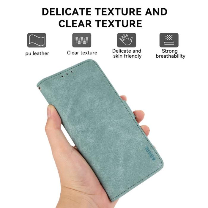 ABEEL - ABEEL Samsung Galaxy A53 5G Plånboksfodral Konstläder RFID-Skydd - Blå
