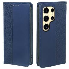 OEM - ABEEL Samsung Galaxy S26 Ultra Pl&aring;nboksfodral &Auml;kta L&auml;der Flip - Bl&aring;