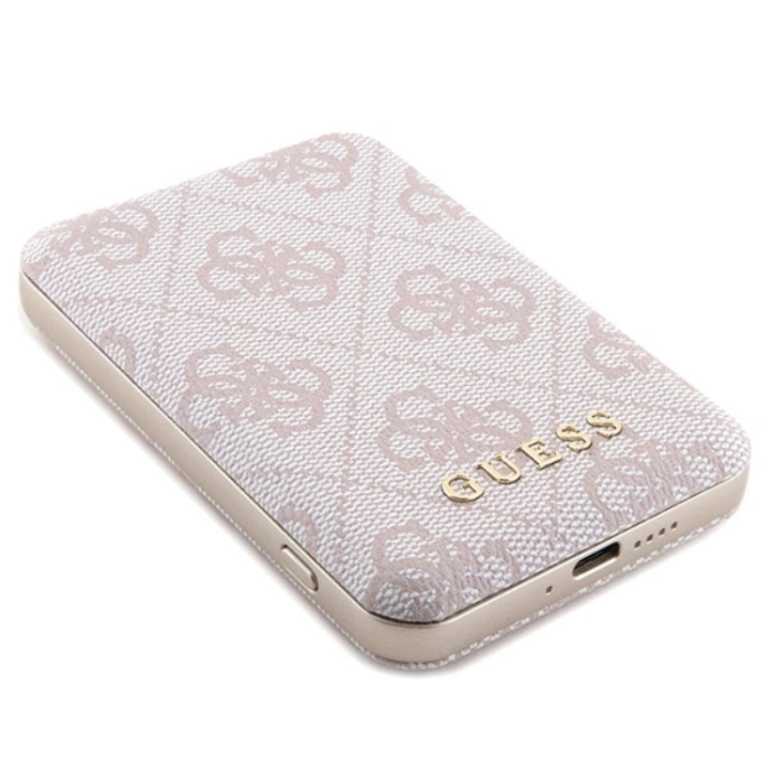 Guess - Guess Mobilskal till iPhone 15 Pro Max Med Powerbank 5000mAh Magsafe Metal Logo