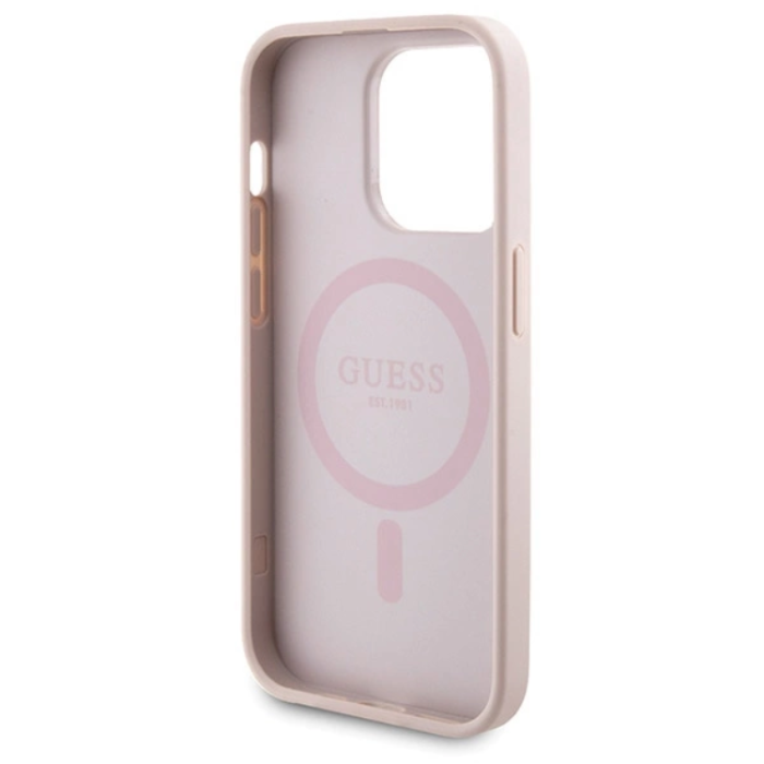Guess - Guess Mobilskal till iPhone 15 Pro Max Med Powerbank 5000mAh Magsafe Metal Logo
