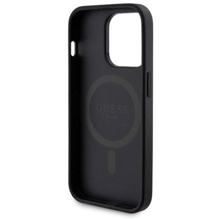 Guess - Guess iPhone 15 Pro Mobilskal Med Powerbank 5000mAh Magsafe Metal Logo