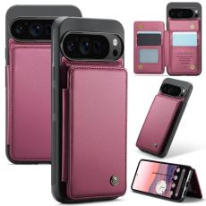 Caseme - CASEME C22 Fodral till Google Pixel 9 Pro XL i r&ouml;d Konstl&auml;der