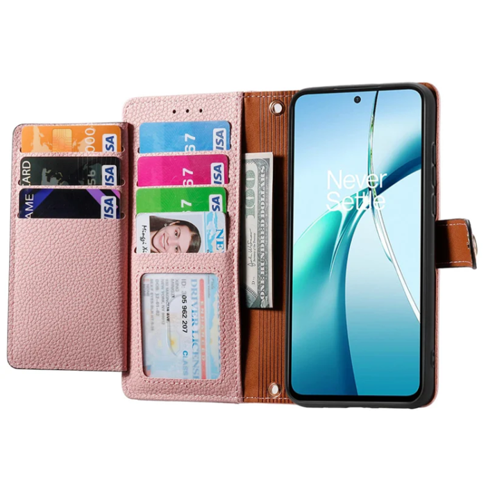 A-One Brand - Xiaomi 15 Ultra Plånboksfodral RFID Blocking Zipper - Rosa