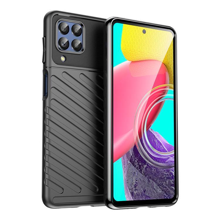 Galaxy M53 5G Skal Thunder Armored Flexible - Svart | 2353 | AlltMobil