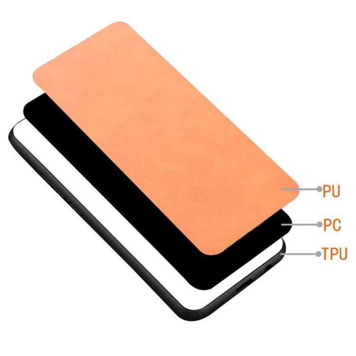 Taltech - Google Pixel 8A Mobilskal Läderimitation - Orange