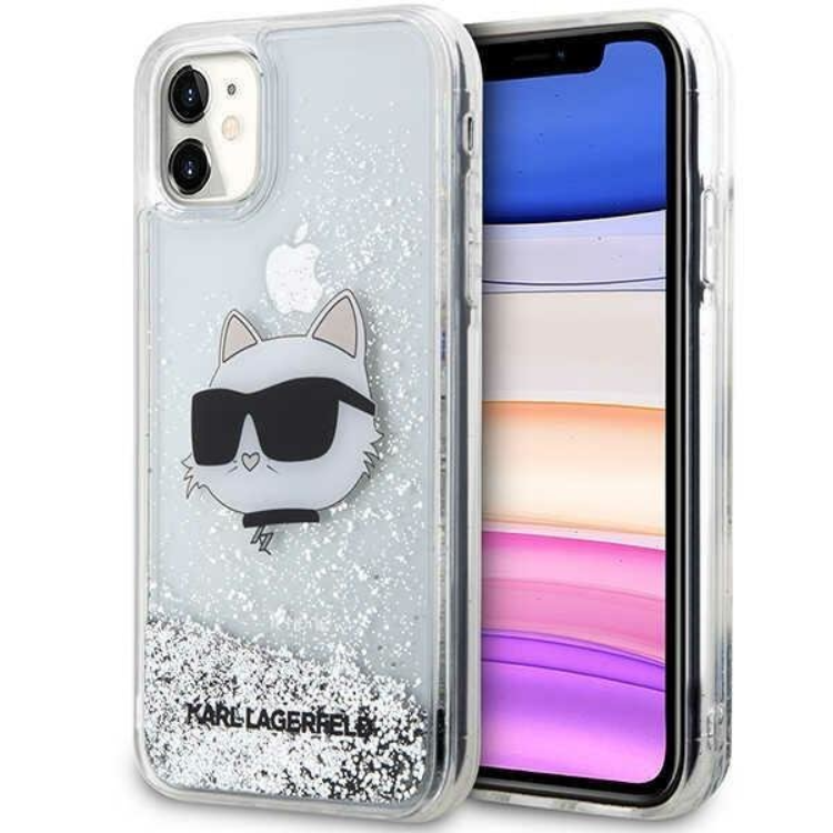 Karl Lagerfeld iPhone 11/XR Mobilskal Choupette Head - Silver | 2353 | AlltMobil