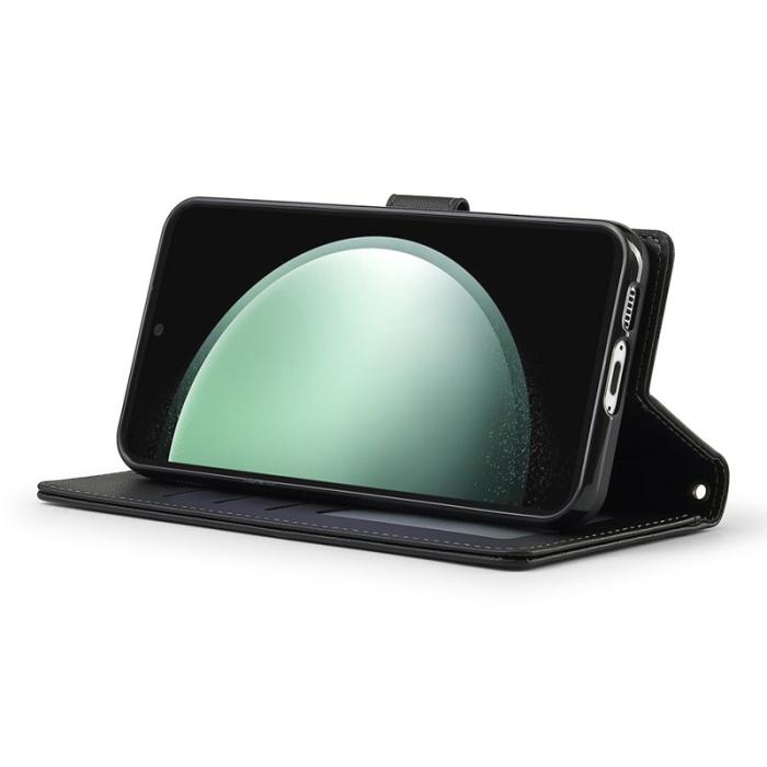 LC.imeeke - LC.IMEEKE L2 Series Samsung Galaxy A17 Plånboksfodral Konstläder - Svart