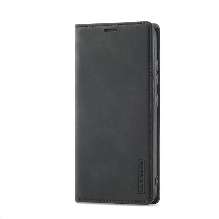 LC.imeeke - LC.IMEEKE Samsung Galaxy A32 5G Plånboksfodral Konstläder - Svart