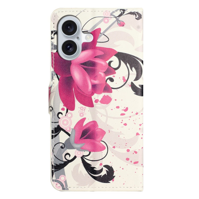 A-One Brand - iPhone 17 Plånboksfodral Pattern Print - Lotus