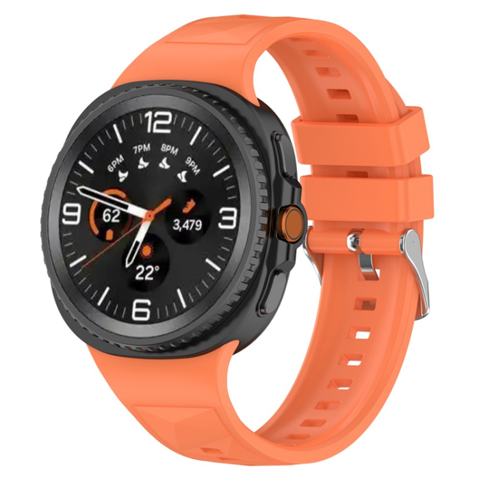 A-One Brand - Galaxy Watch 8/8 Classic (40/44/46mm) Armband Textured - Orange