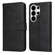 OEM - Samsung Galaxy S26 Ultra Fodral Konstl&auml;der Folio Flip - Svart