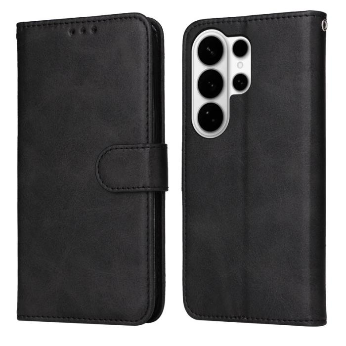 OEM - Samsung Galaxy S26 Ultra Fodral Konstläder Folio Flip - Svart