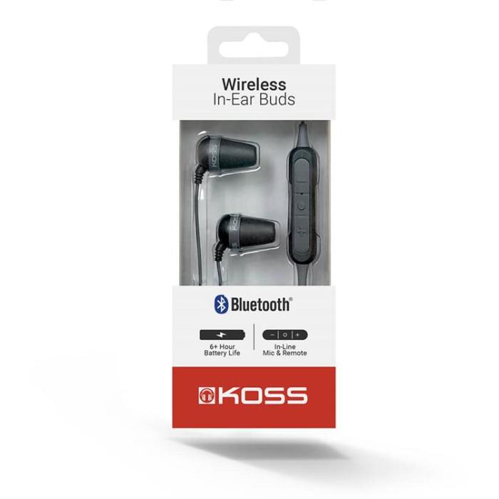 Koss - KOSS Hörlurar In-Ear The Plug BT - Svart