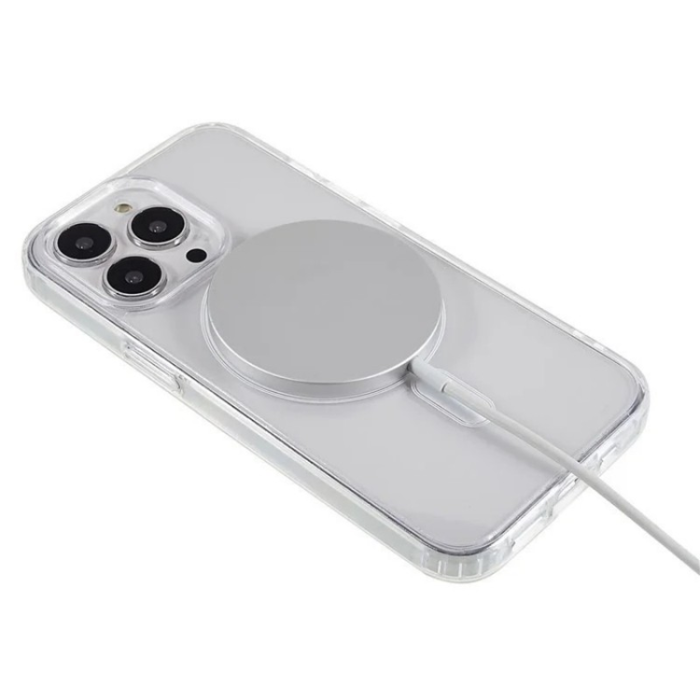 WANLONFENG - WANLONFENG iPhone 15 Pro Max Mobilskal MagSafe + [2-Pack] Härdat glas