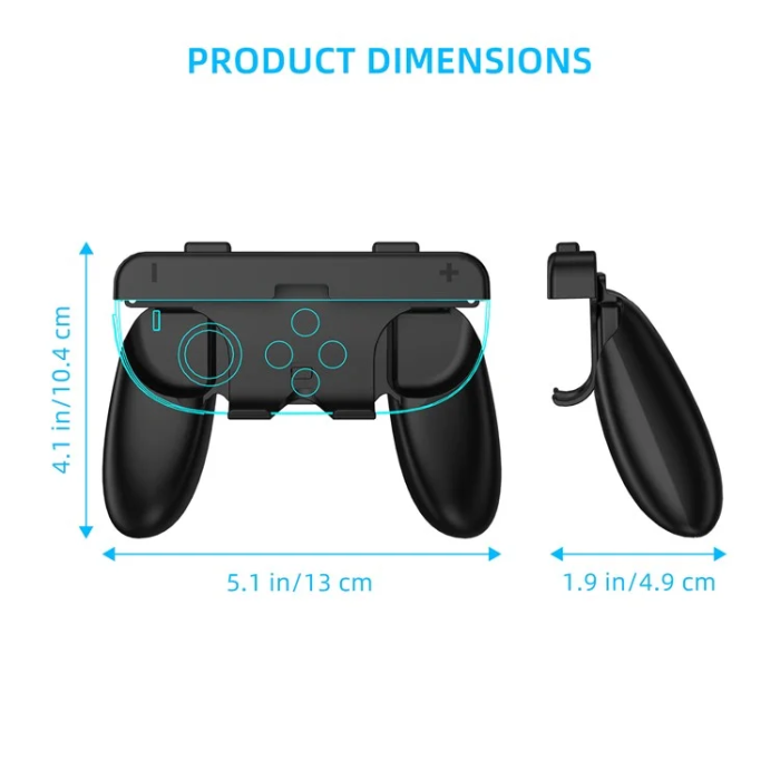 JYS - JYS 2st Nintendo Switch 2 Joy-Con Grip Set Handhållen Gamepad