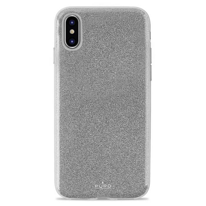 Puro - Puro iPhone XS Max Shine Cover - Silver
