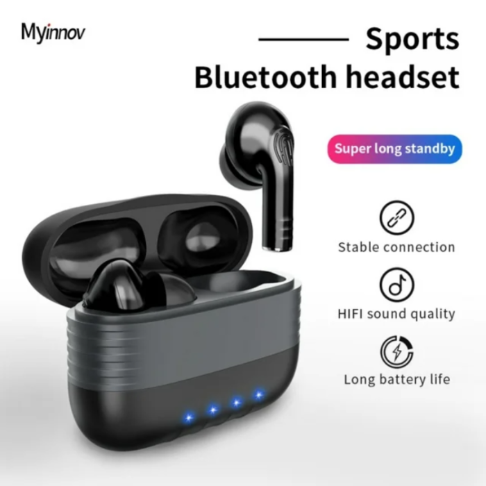 Myinnov - Myinnov M30 In-Ear Bluetooth Trådlösa Hörlurar - Svart