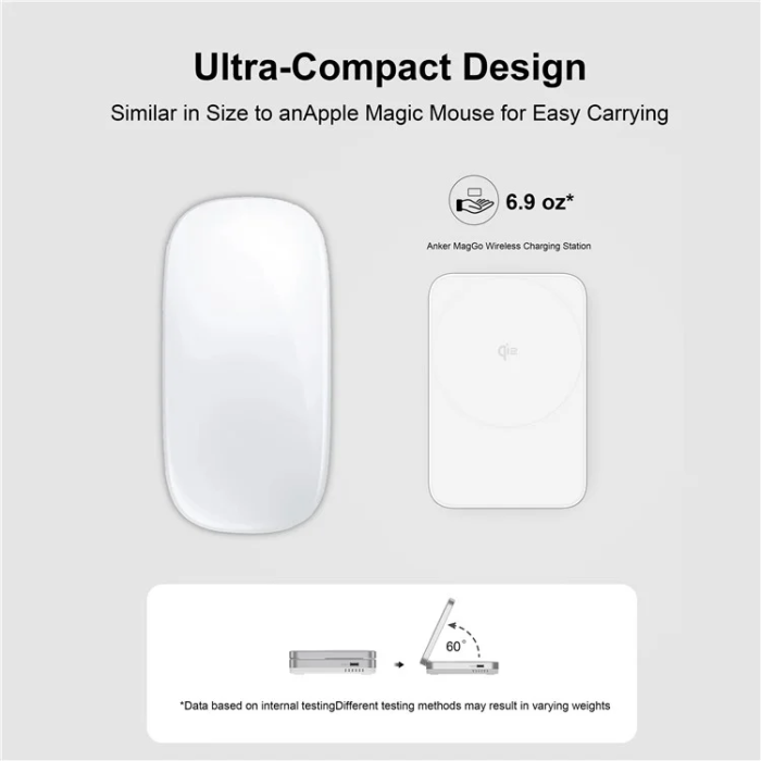 OEM - Qi2 MagSafe Trådlös Laddare iPhone, Airpods 15W YF-M29 - Vit
