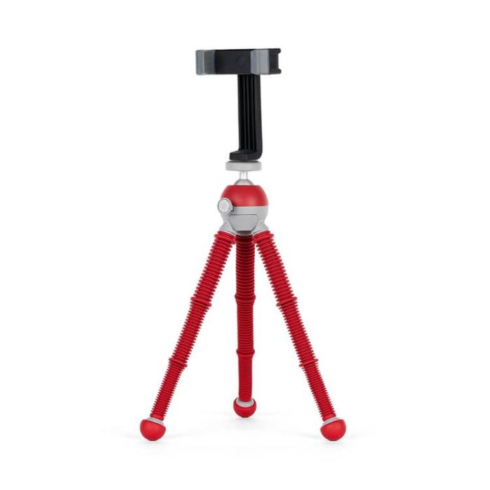 JOBY - JOBY Bordsstativ Smartphone Kit Podzilla Medium - Röd