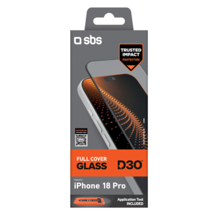 SBS - SBS Härdat Glas Skärmskydd För iPhone 18 Pro/iPhone 17 Pro D30