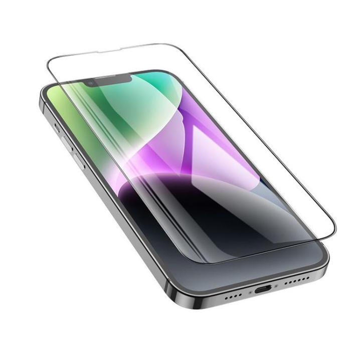 Hoco - HOCO tempered glass HD 5D Guardian shield (SET 10in1) for iPhone 13 / 13 Pro