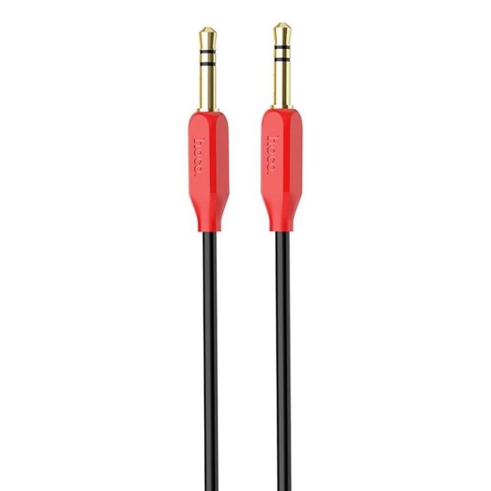 UTGATT1 - Hoco AUX 3.5 mm Ljud Kabel 1m - Röd