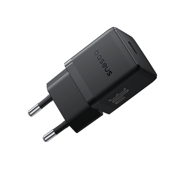 BASEUS - Baseus Snabbladdare Palm 30W med 60W USB-C Kabel 1m - Svart
