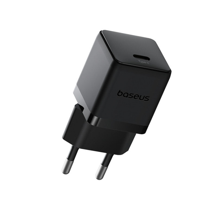 BASEUS - Baseus Snabbladdare Palm 30W med 60W USB-C Kabel 1m - Svart