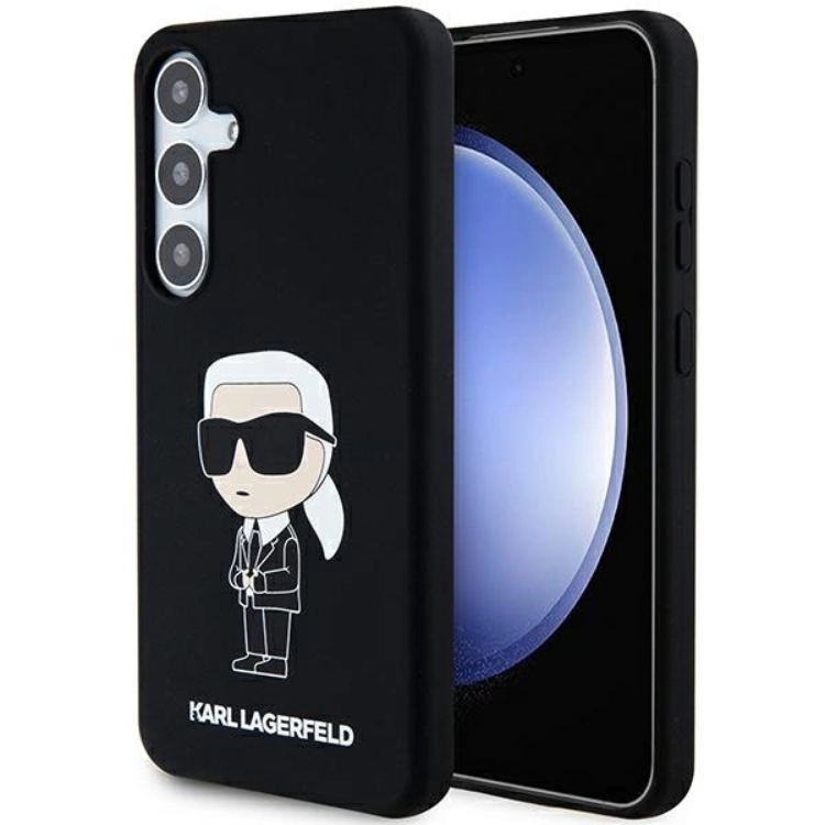 Karl Lagerfeld Galaxy S24 Plus Mobilskal Silikon Ikonik - Svart | 2353 | AlltMobil