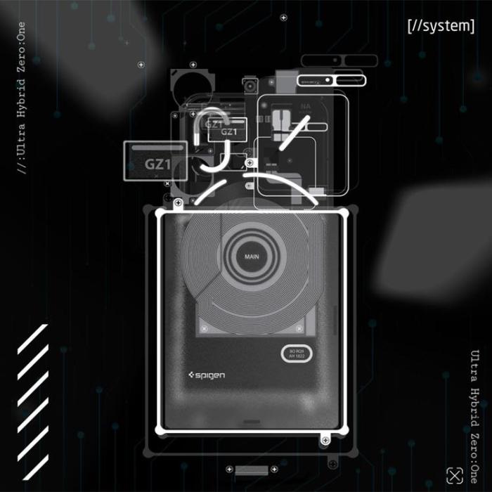 UTGATT - Spigen Nothing Phone 2 Mobilskal Ultra Hybrid - Zero One